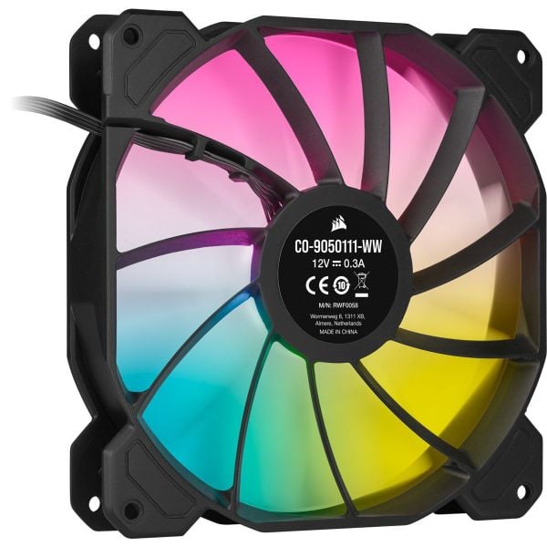 Gearvn Fan Corsair iCUE SP140 RGB ELITE 140mm — Dual Fan Kit with Lighting Node CORE