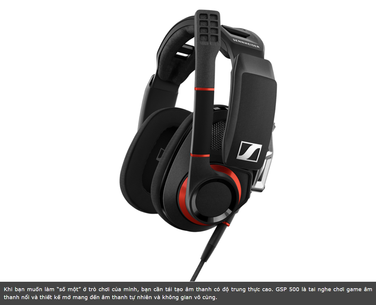 Tai nghe Sennheiser GSP 500