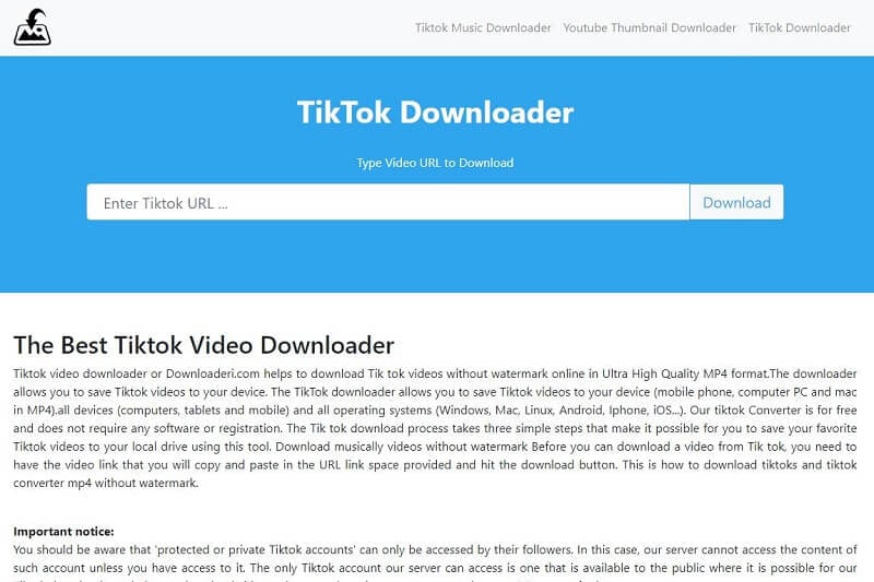 tải video TikTok