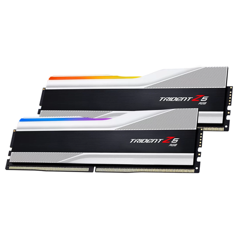 GEARVN - RAM G.Skill Trident Z5 RGB 64GB (2x32GB) 6000 DDR5 Silver