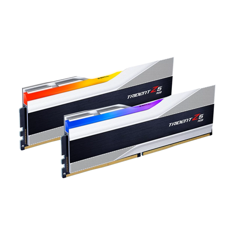 GEARVN - RAM G.Skill Trident Z5 RGB 64GB (2x32GB) 6000 DDR5 Silver