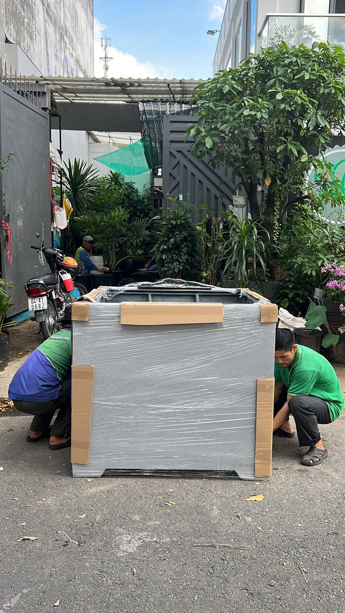 chậu cây lớn xxl santo anber