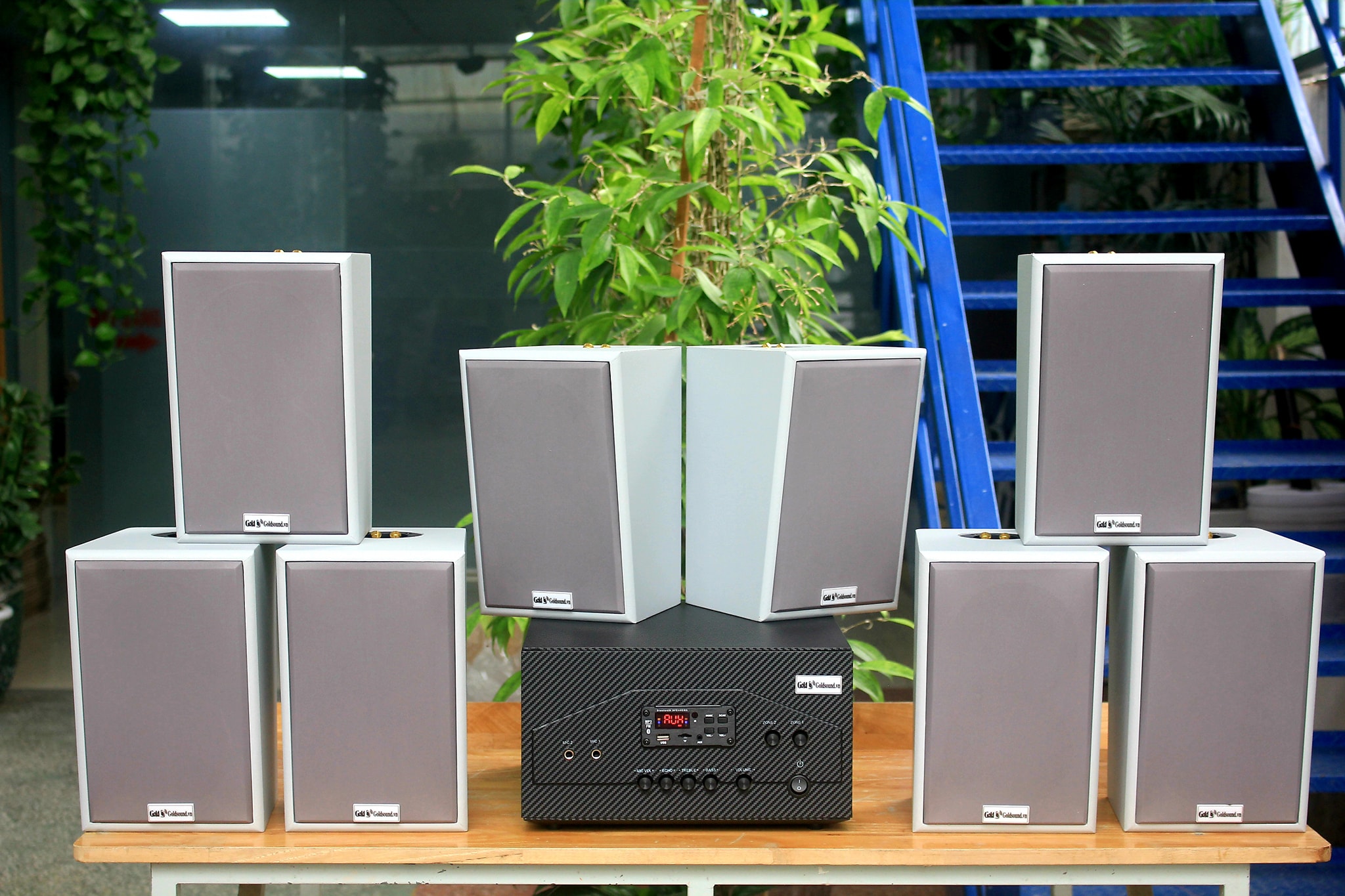 Loa nhà hàng loa cafe: Combo Dàn âm thanh V58 Goldsound SIÊU NGỌT
