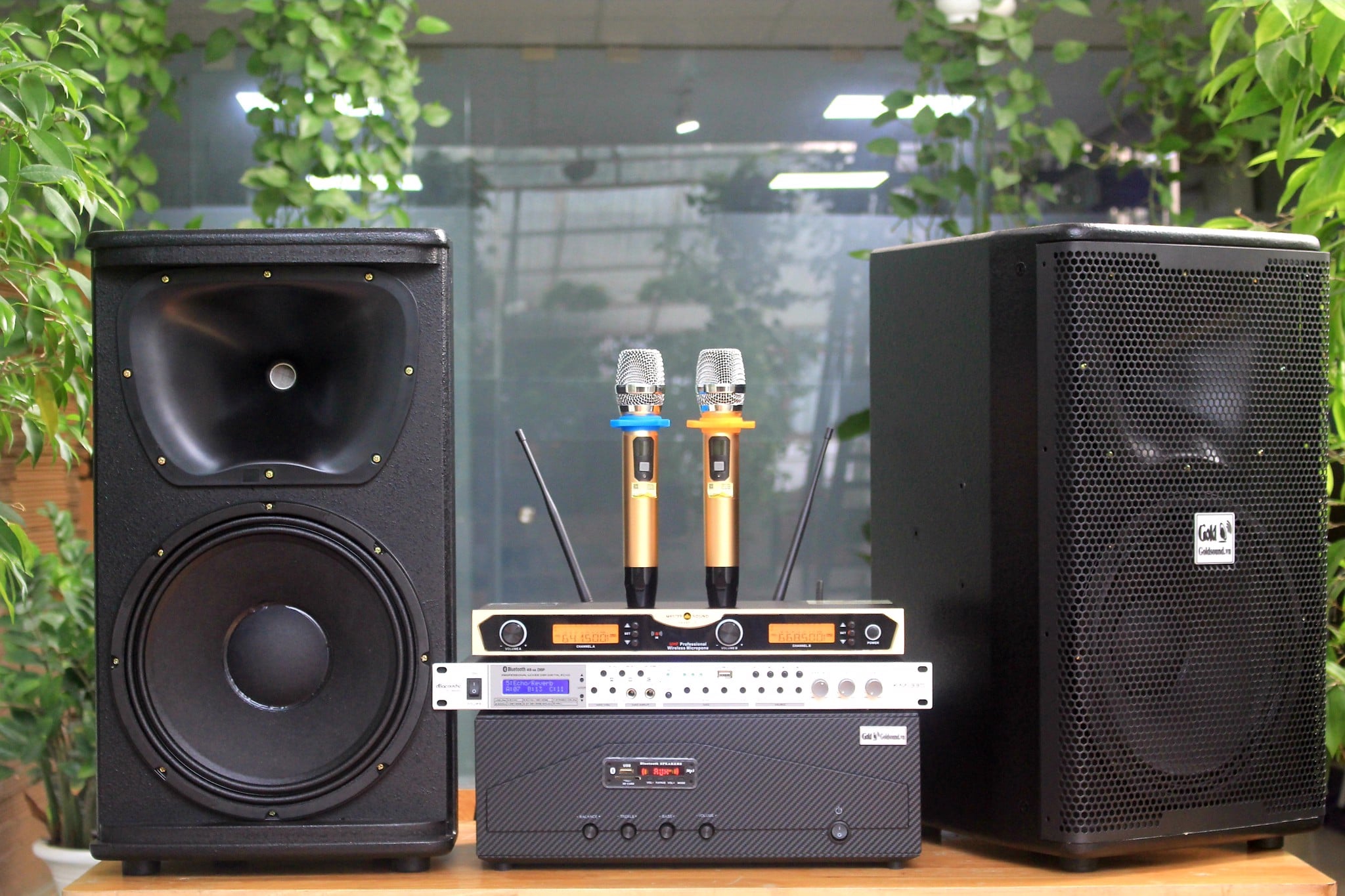 Dàn âm thanh V238 bass 30, cục đẩy 1200w chuyên lắp QUÁN PUB, CAFE ACOUSTIC, Hội trường rộng, TRƯỜNG HỌC... từ 80m2 - 300m2