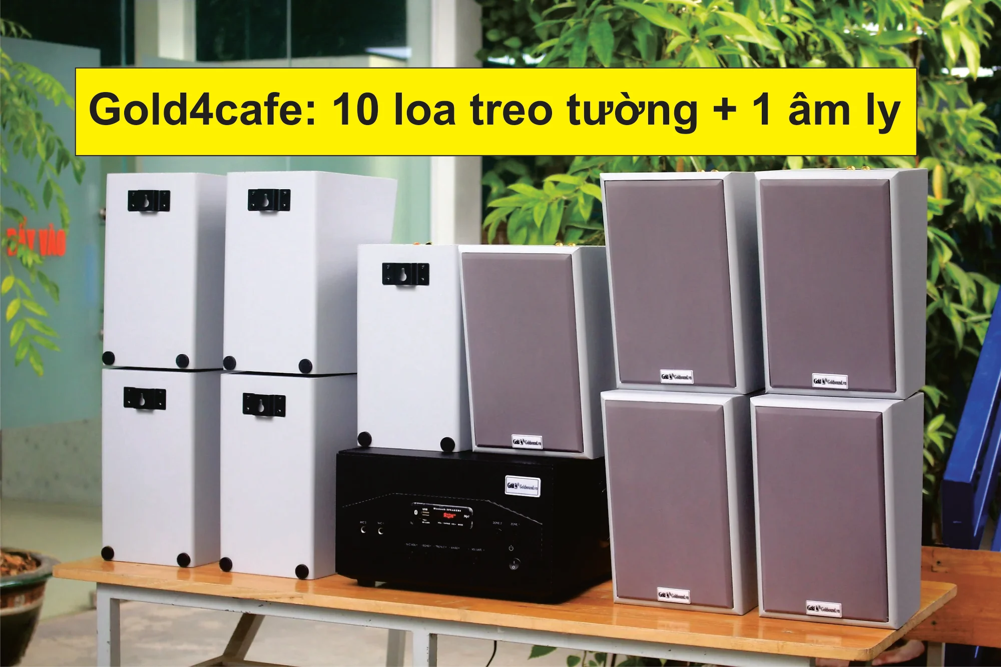 Loa Goldosund tại EMO Coffee Trung Kính, Hà Nội