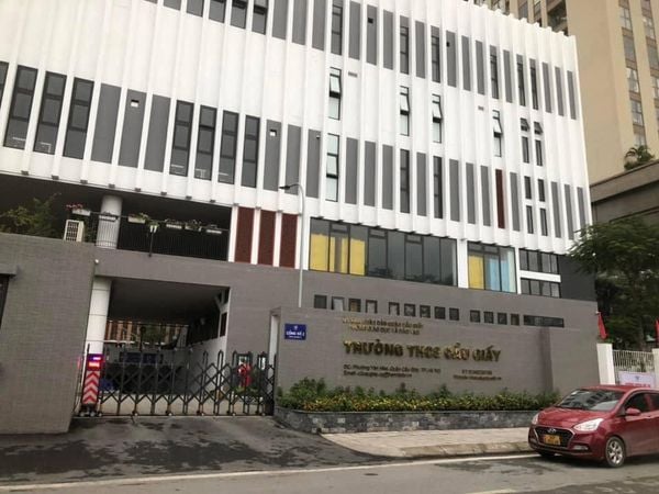 Loa trường học Goldsoun lắp đặt âm thanh cho trường THCS Cầu Giấy