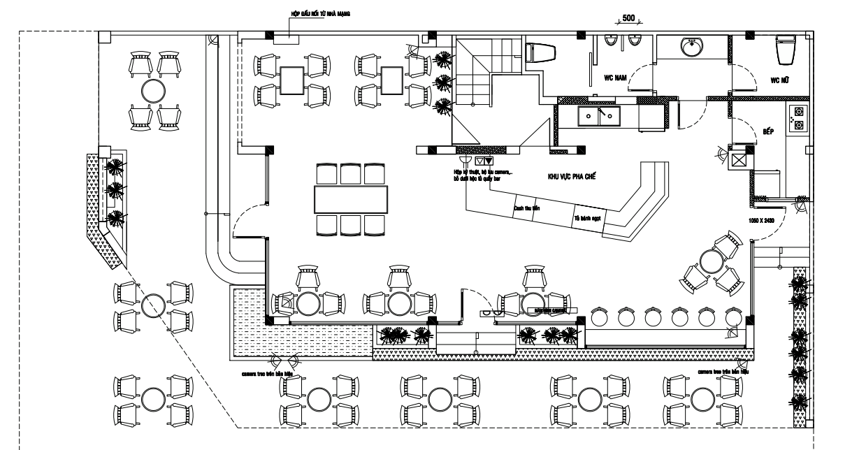 Bố trí loa trong quán sao cho hợp lý