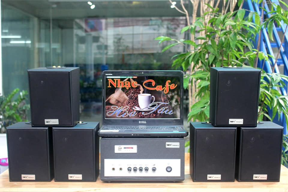 Loa nghe nhạc quán cafe, nhà hàng, spa...