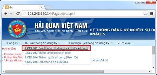 Hướng dẫn cập nhật chữ ký số Viettel-CA trên Hải quan điện tử