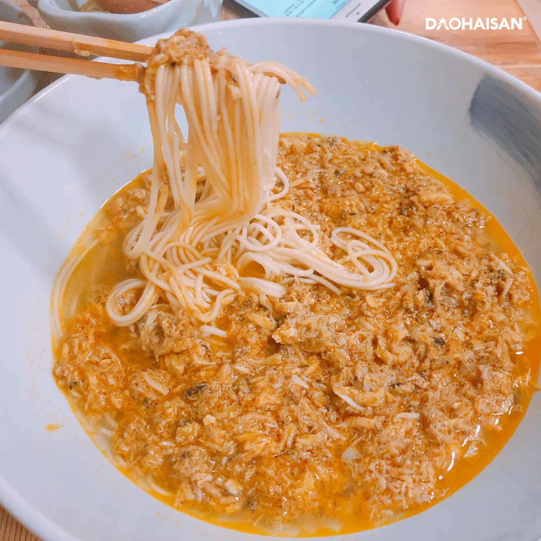 Hướng dẫn cách chế biến mì cua lông Thượng Hải hấp dẫn