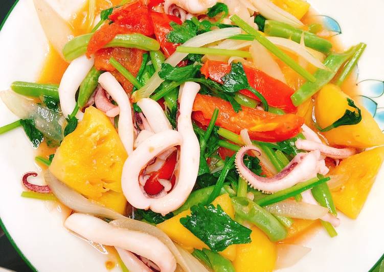 Công thức chế biến món mực xào chua ngọt chuẩn vị – DAOHAISAN