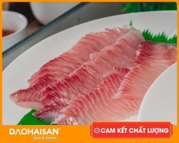 Cá tráp (Tai) làm Sashimi
