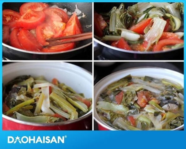 Để thực hiện món đầu cá hồi nấu dưa chua cực kỳ đơn giản