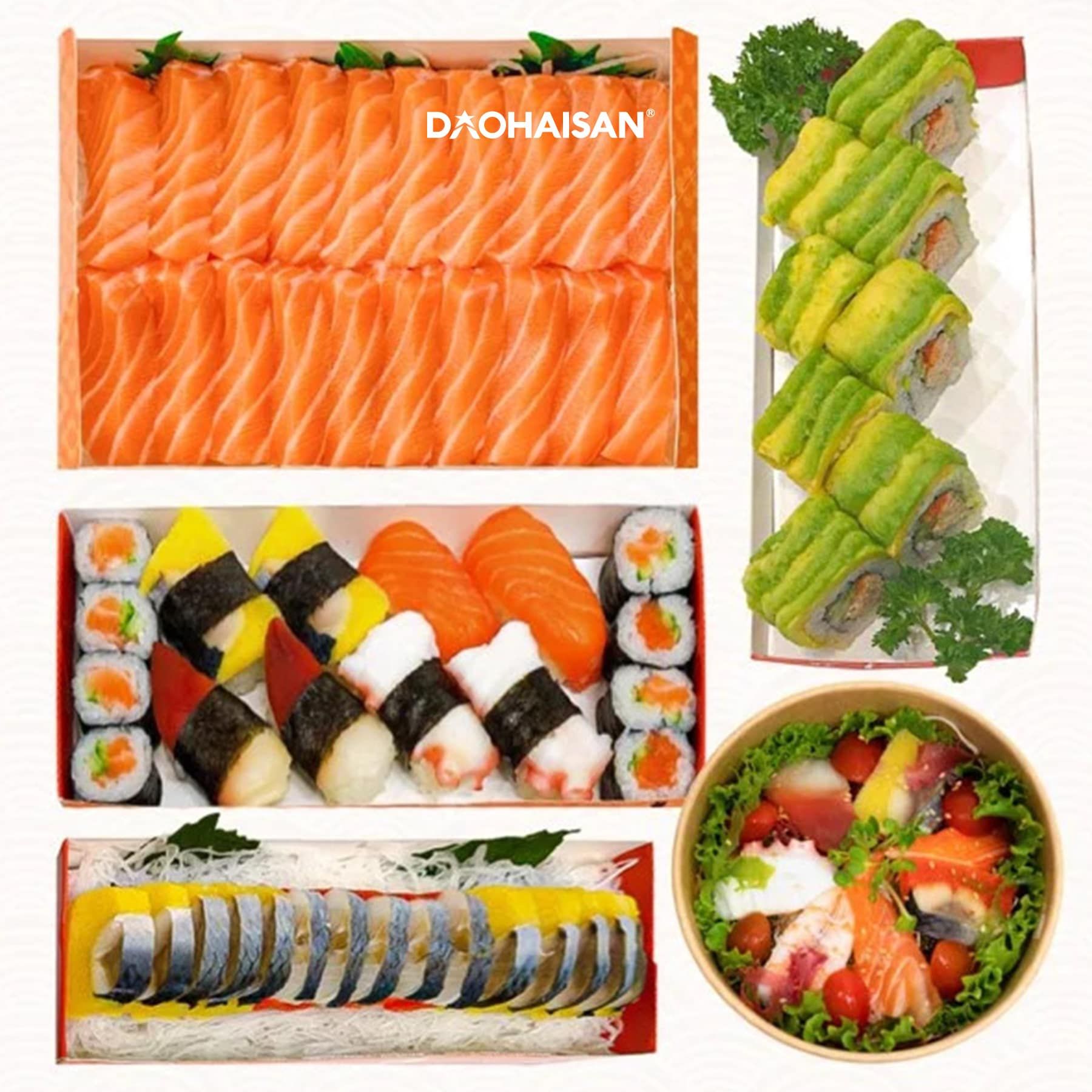 Combo Sashimi và Sushi Gia Đình