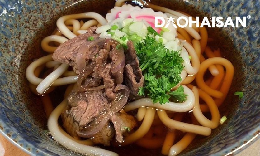 Mì Udon nấm thanh đạm cho ngày nắng nóng