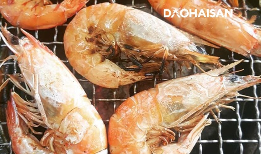 Tôm thẻ tươi ngon? nướng