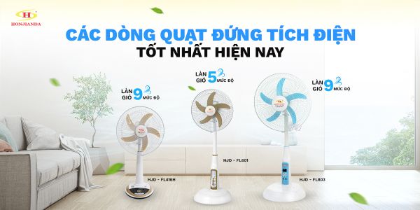 Các dòng quạt đứng tích điện - TOP 3 sản phẩm tốt nhất 2023