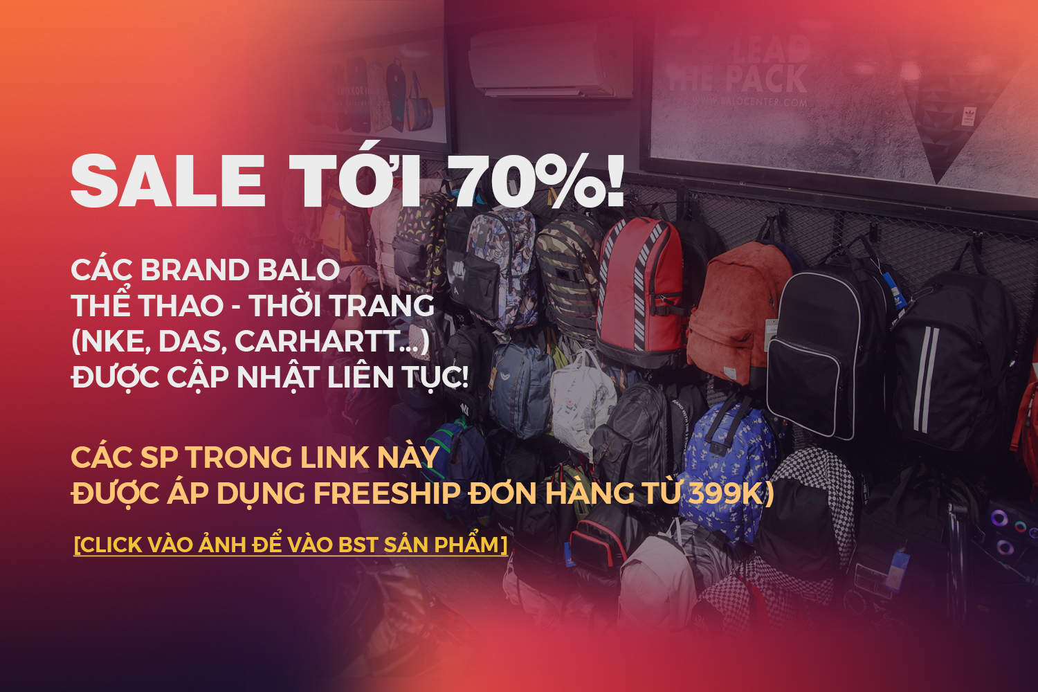 SALE UP TO 70% OFF SALE BACKTOSKOOL BALOCENTER