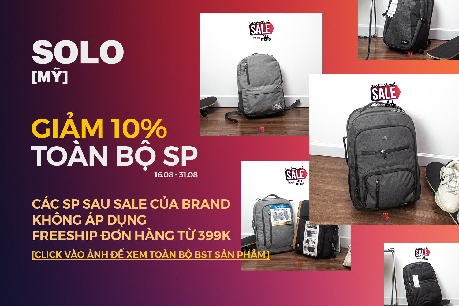 solo SALE BACKTOSKOOL BALOCENTER