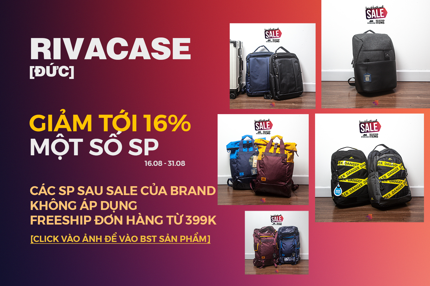 rivacase SALE BACKTOSKOOL BALOCENTER