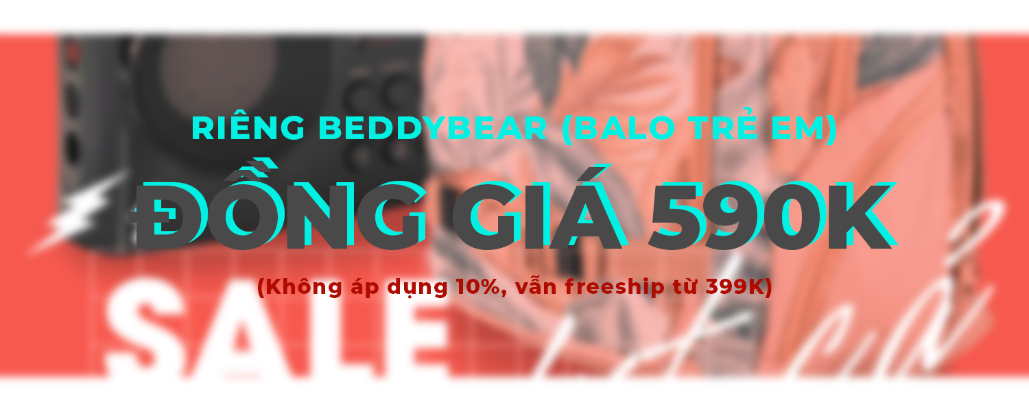 BALO TRẺ EM BEDDY BEAR ĐỒNG GIÁ 590K | BALOCENTER.COM