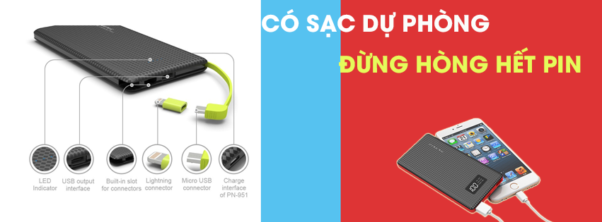 Pin Sạc Dự Phòng Chính Hãng