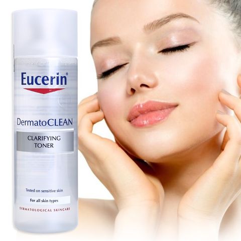 nuoc hoa hong danh cho da nhay cam eucerin dermato clean clarifying toner