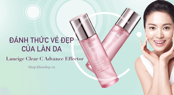 Giam 17 kem qua tang hap dan khi mua Laneige Clear C Advance Effector 150ml