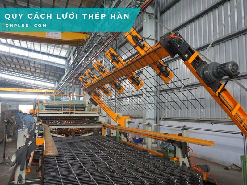 Quy cách và tiêu chuẩn lưới thép hàn