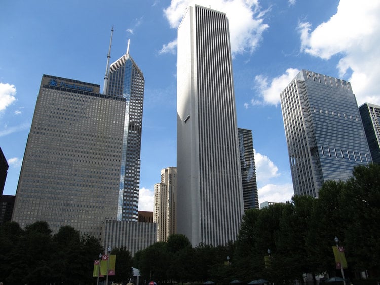 the Aon Center