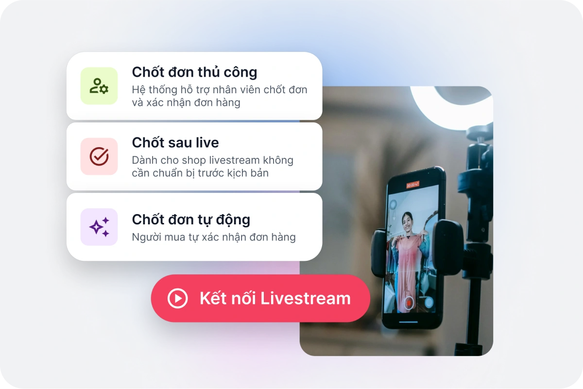 Bán hàng Livestream Facebook - Haravan