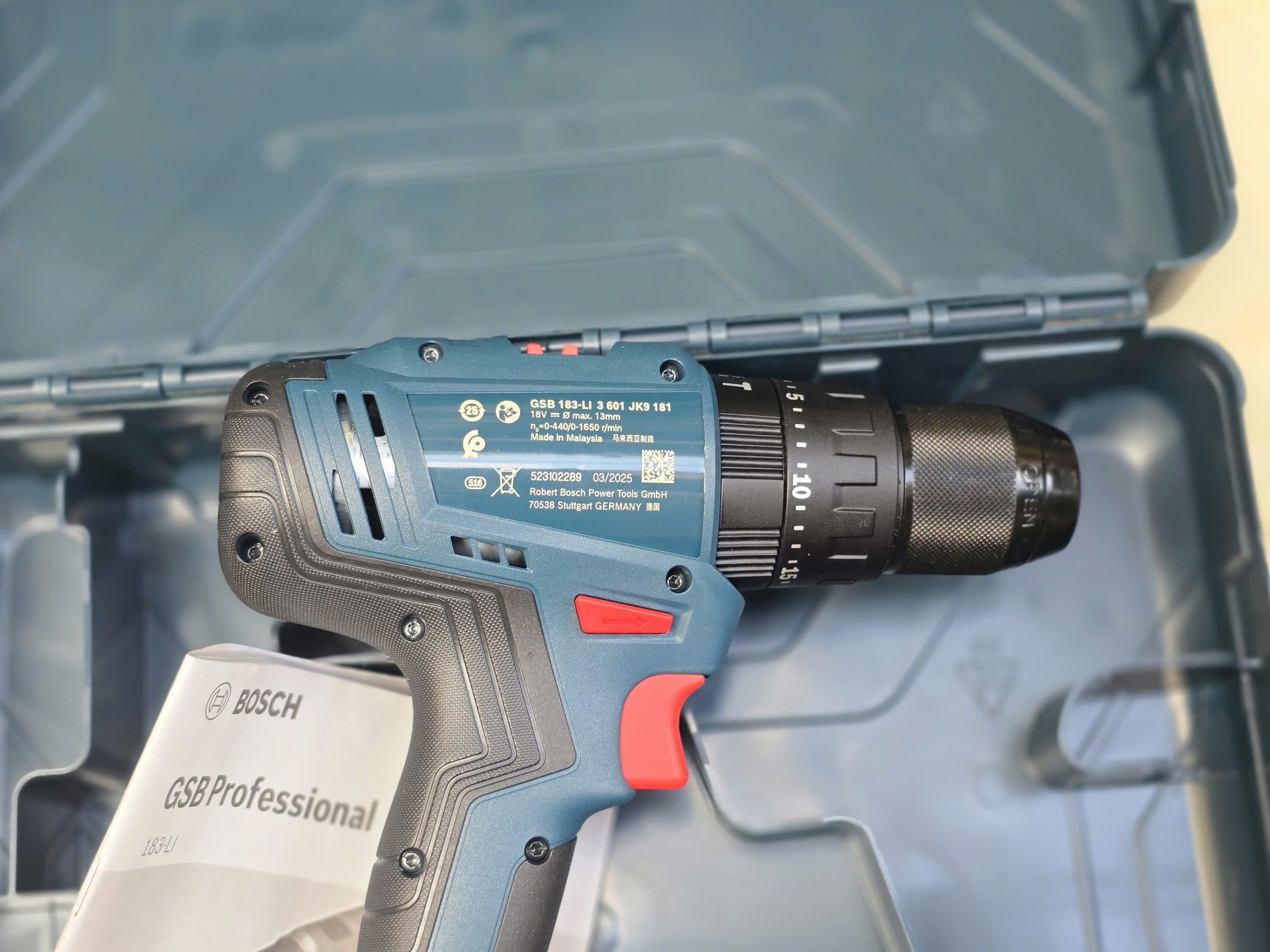 Bosch GSB 183-LI thân máy khoan pin 18V chưa kèm pin sạc