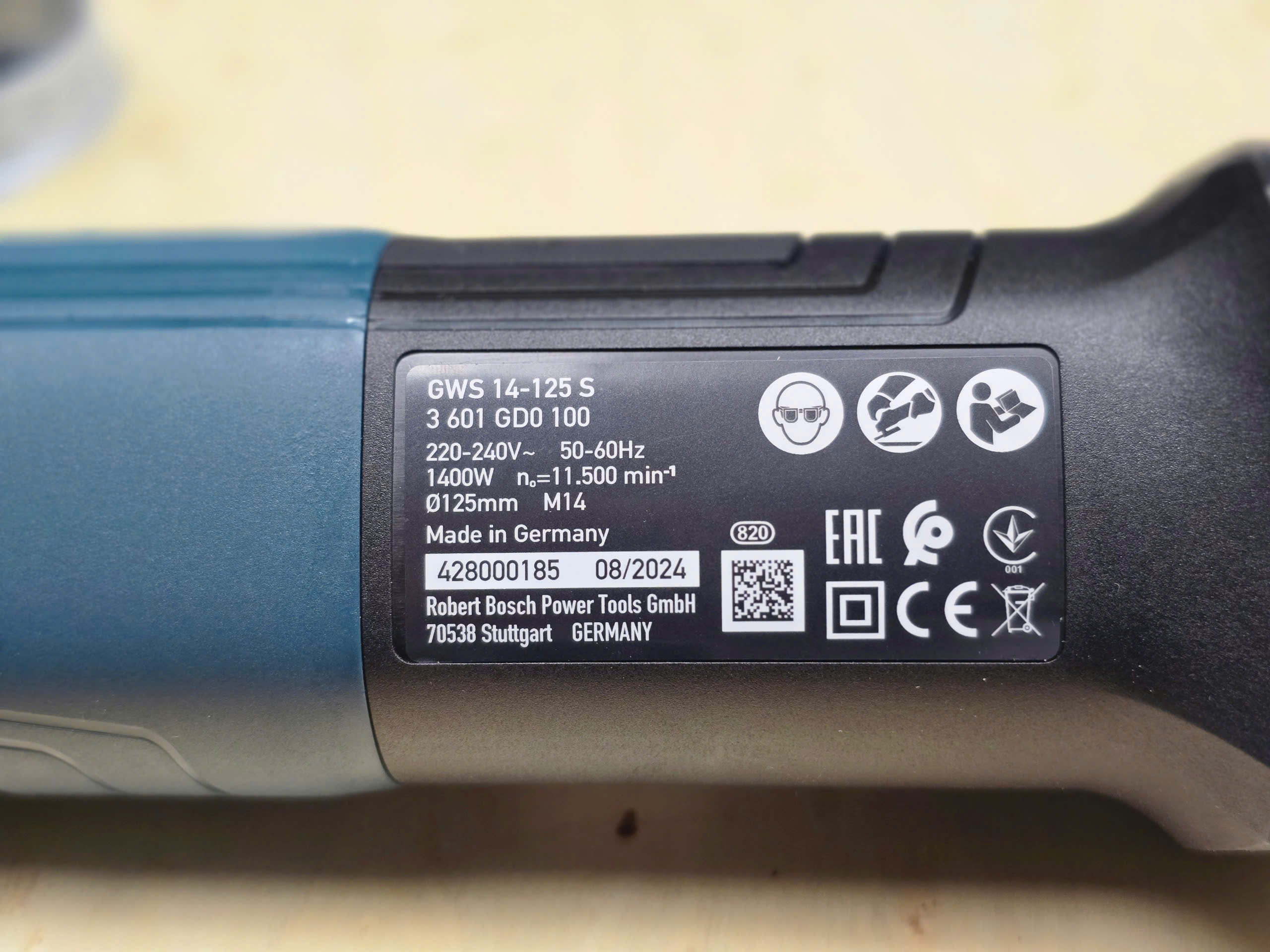 Bosch GWS 14-125 S máy mài góc có điều tốc