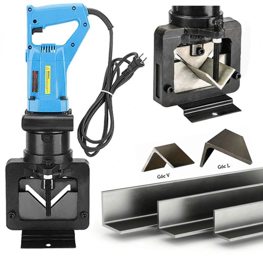 Máy cắt V thủy lực JP-60 1300W cắt rãnh V 60x60x6mm