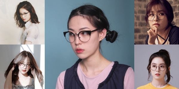 Cách tạo dáng chụp hình với Gọng kính cận nữ trẻ trung - VIỆT LONG - Đại lý ủy nhiệm mắt kính chính hãng.