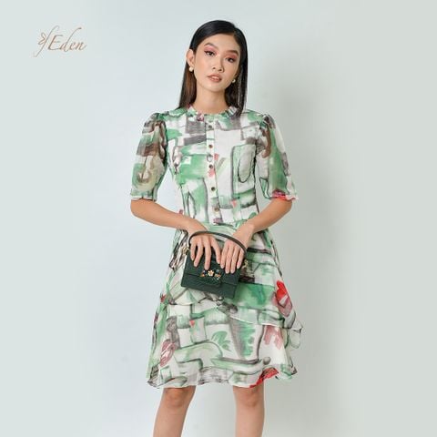 Đầm xòe peplum công sở họa tiết caro HL18-23 | Thời trang công sở K&K  Fashion