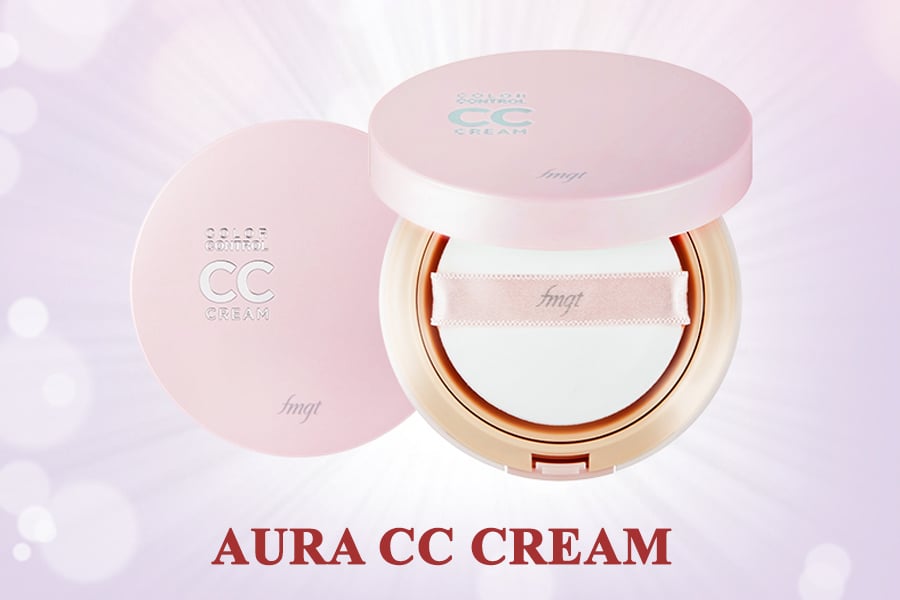 Kem Nền Hiệu Ứng Căng Mướt THEFACESHOP AURA CC CREAM SPF30 PA++ 20g