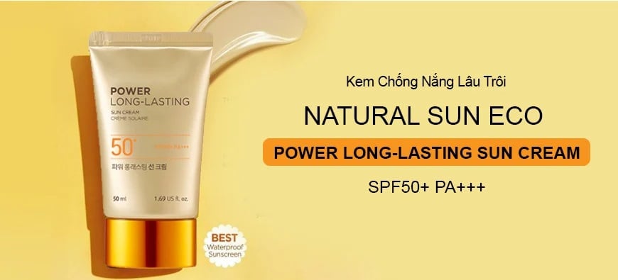 kem chống nắng Natural Sun ECO Power Long-lasting Sun Cream