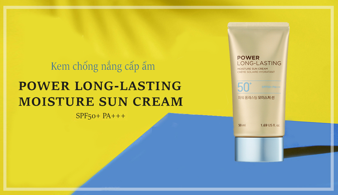 Kem Chống Nắng Cấp Ẩm POWER LONG-LASTING MOISTURE SUN CREAM SPF50+ PA+++ 50ml