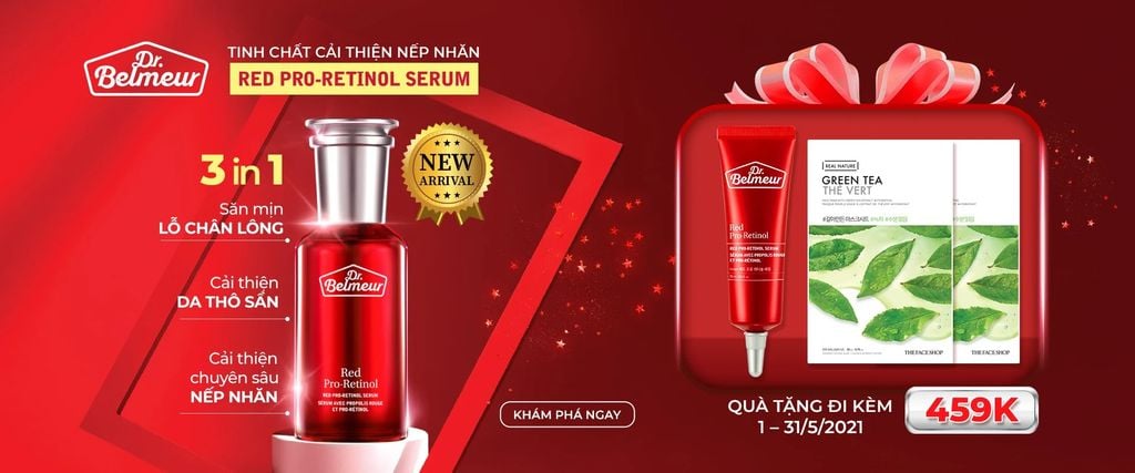 Deal tinh chất cải thiện nếp nhăn DR.BELMEUR RED PRO-RETINOL