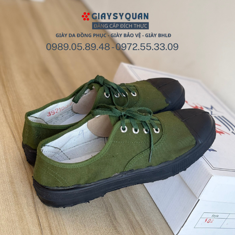 Giày Vải Bộ Đội Cổ Thấp Công Ty 32 ( Aseco 32 ): Lựa chọn tiết kiệm cho người lao động ngoài trời.