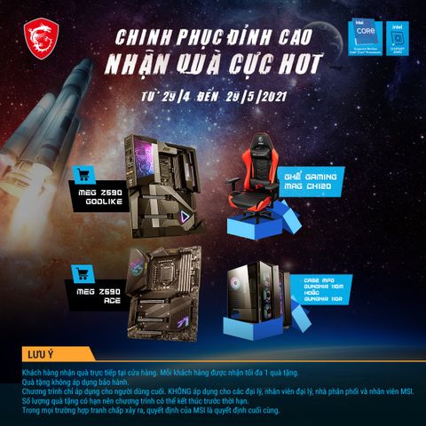 Khuyến Mãi Cực HOT Tháng 5 Cùng MSI