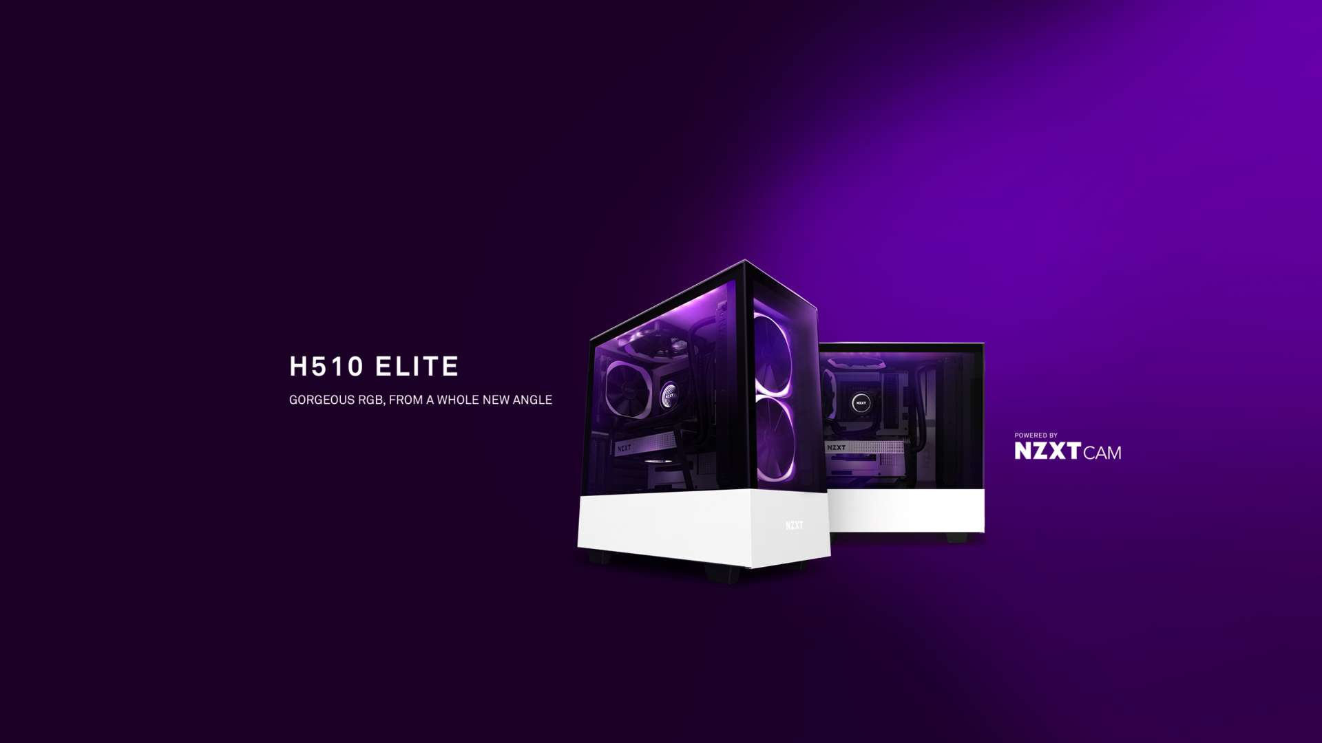 Case máy tính NZXT H510 ELITE MATTE WHITE | Case NZXT Chính Hãng – Thế Giới Gaming Gear Hiend PC