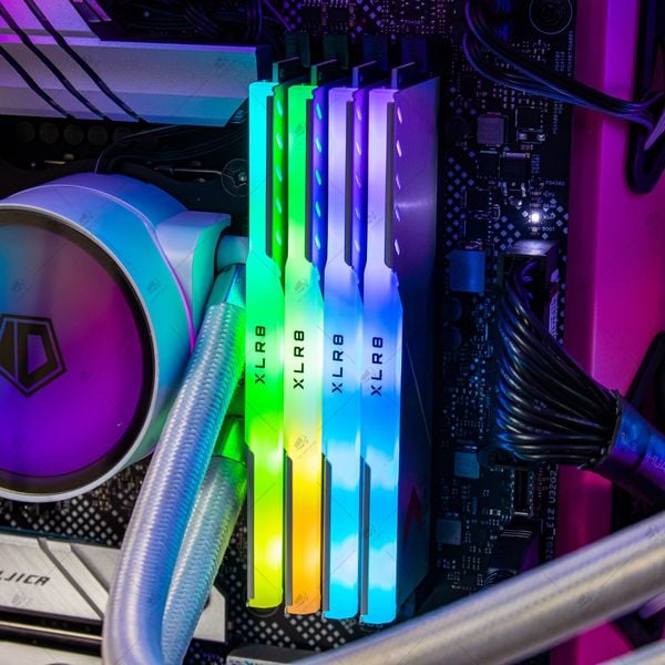 Ram PNY XLR8 RGB Silver 8GB DDR4 3200Mhz| LED RGB – Giải pháp tối ưu dành  cho doanh nghiệp