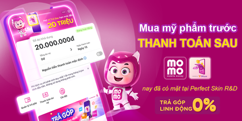 Hướng dẫn thanh toán trực tuyến qua Momo khi mua hàng tại Perfect Skin R&D