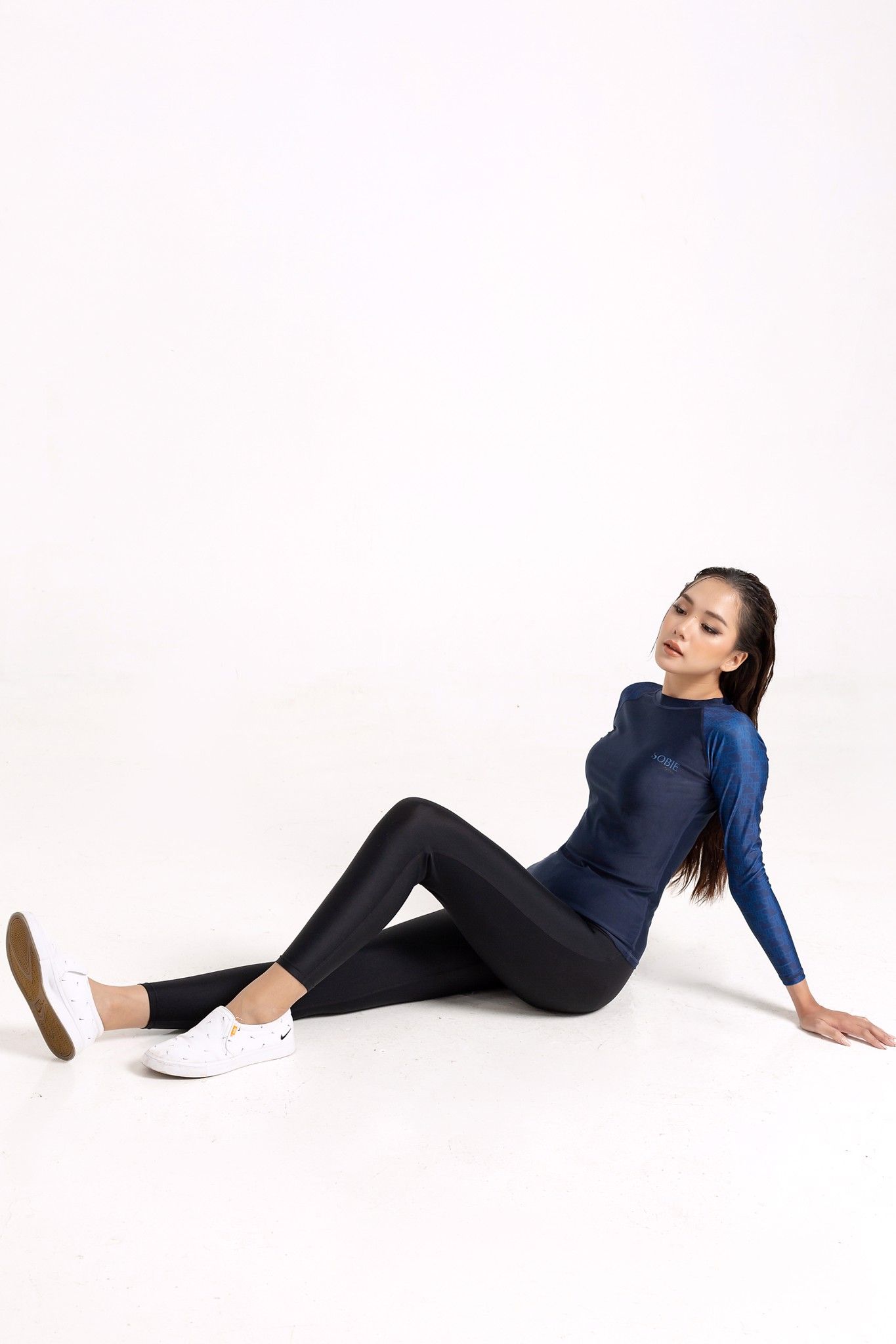 Đồ bơi tay dài Dark sea SOBIE