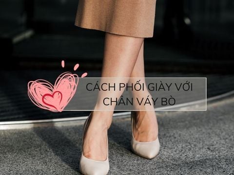 Top 6 cách phối giày với chân váy bò phong cách nhất
