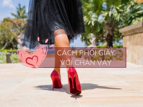 Những cách phối giày với chân váy tạo nên phong cách