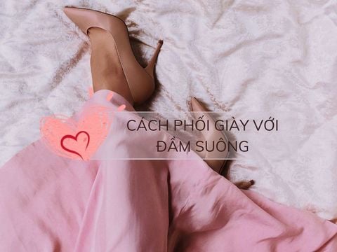 Những cách phối đầm suông với giày tạo nên phong cách đa dạng