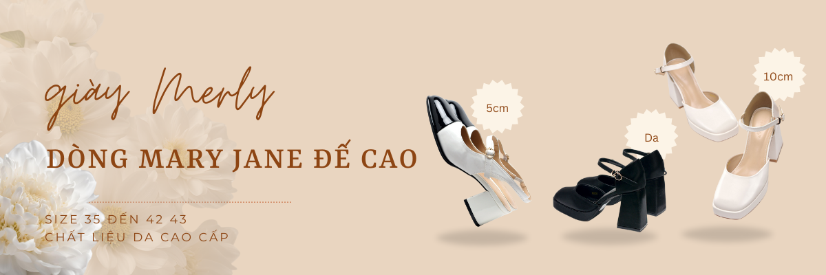 Giày Cao Gót Mary Jane Thương hiệu Việt [ Size 35-43 ]